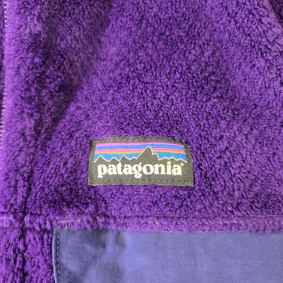 Patagonia Jacket Womens Size Small Purple Fleece Re Tool Zip Up Vest Winter - Picture 3 of 5
